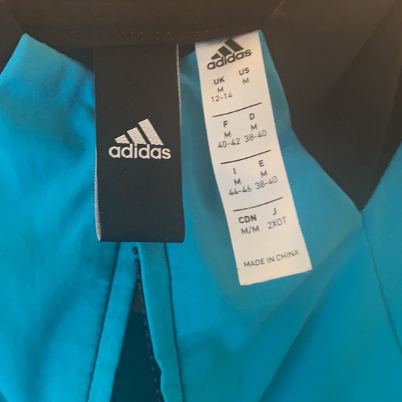 Teal and Black Adidas Jacket - Picture 4 of 4